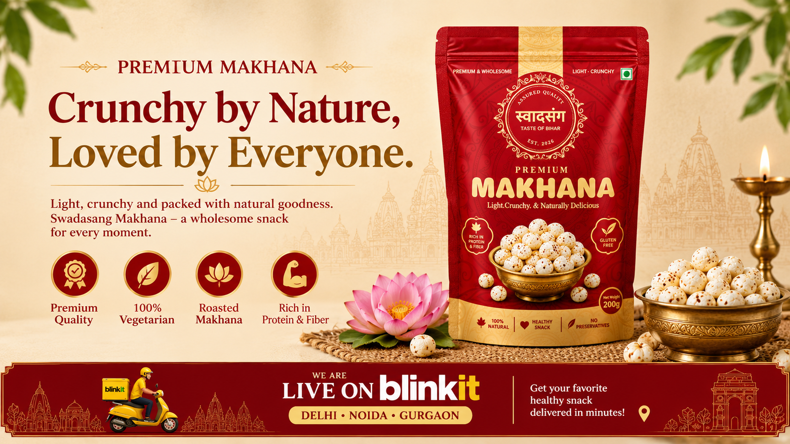 Taste of Bihar Makhana